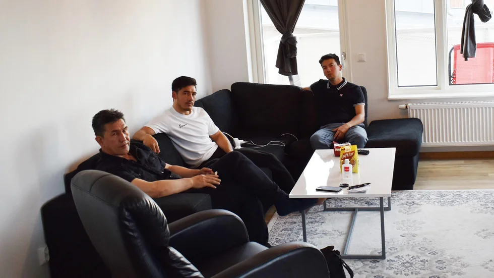 Från vänster: Nasrullah Ashori, Ali Khavati och Morteza Khavary.