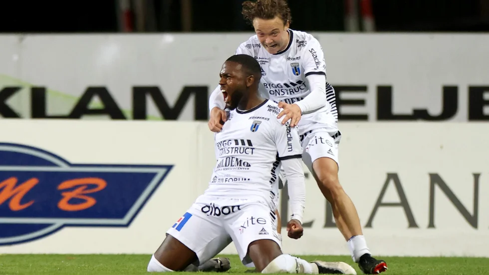 Sirius Christian Kouakou kvitterade på tilläggstid mot Halmstad.