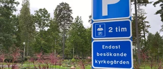 Nu krävs p-skiva vid kyrkogården: "Ska inte bli långtidsparkering"