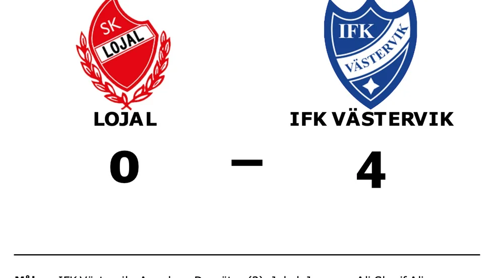 SK Lojal förlorade mot IFK Västervik