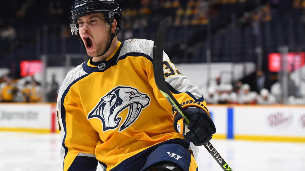 Arvidsson stod för framspelningen när Nashville avgjorde på övertid under natten.