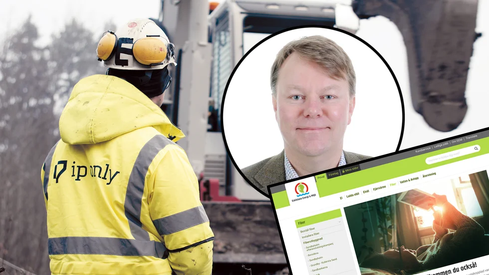 "Roten i det hela är rättviseaspekten: Även de som har fiber indraget och inte använder det får vara med och dela på kostnaderna för stadsnätet", säger Fredrik Stake, chef för marknad och försäljning på EEM.