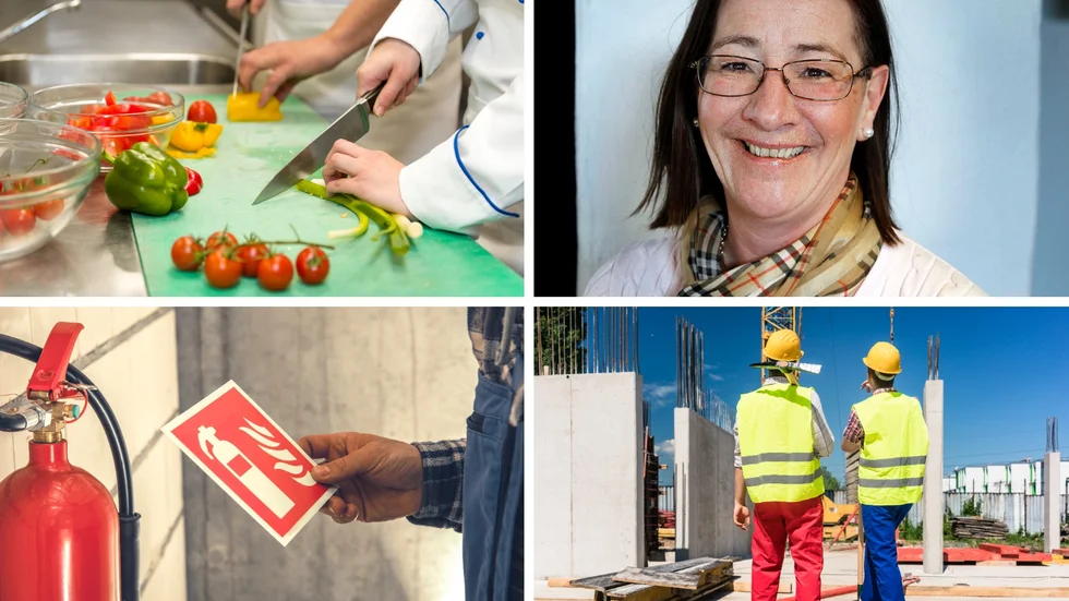 Caroline Unéus (M) glädjs åt höga betyg för livsmedelstillsyn, brandskydd och bygglovshanteringen.
