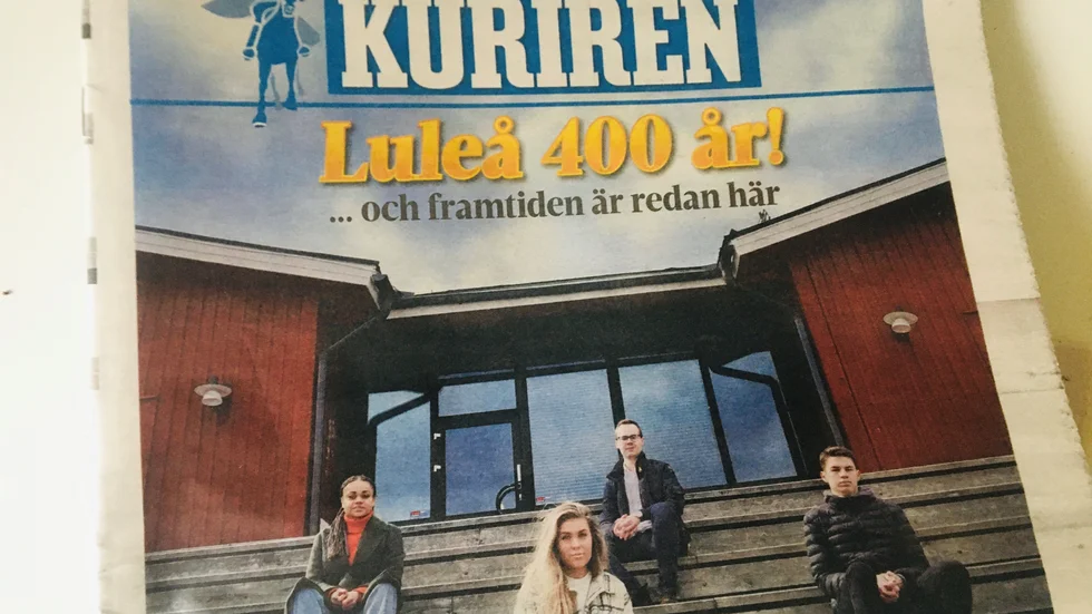 Norrbottens-Kurirens specialbilaga Luleå 400 år. Temat i bilagan är "fyra". Fyra år som präglade Luleå, fyra platser, fyra hus, fyra kvinnor, fyra framtidshopp ... 