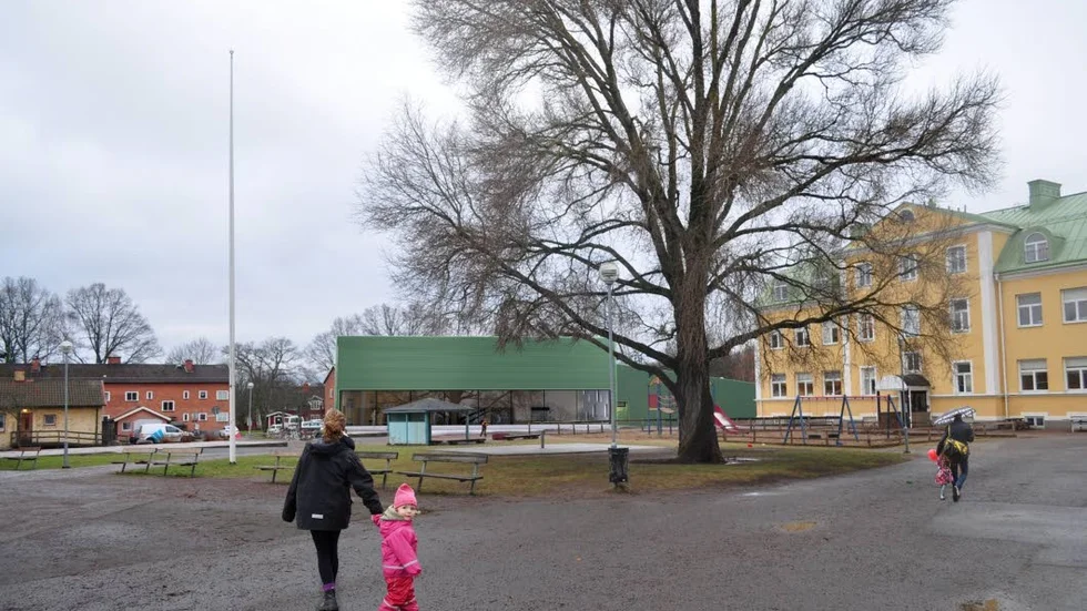 Vy från skolgården.