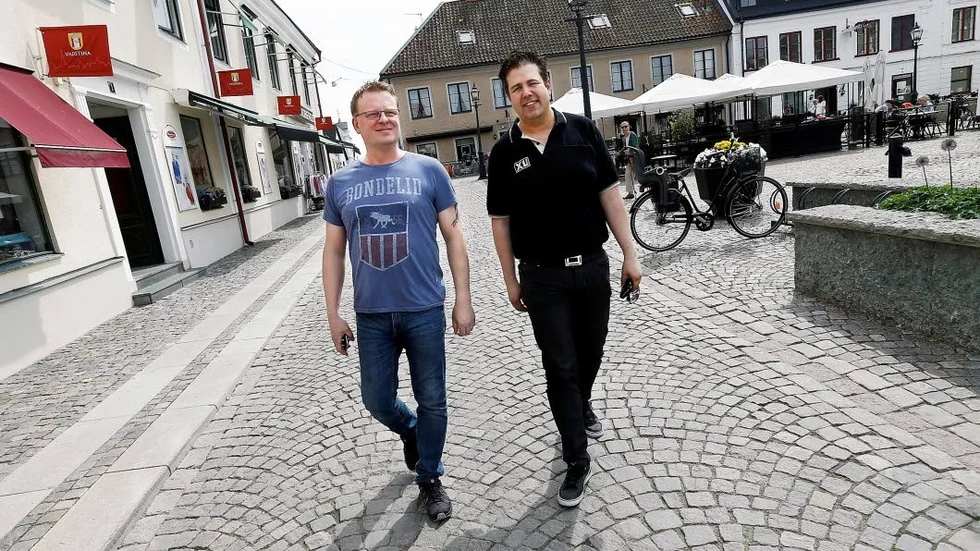 Daniel Wahlström och Mattias Andersson är redo att möta Vadstenapubliken.