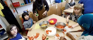 De firar skolgången med tacos