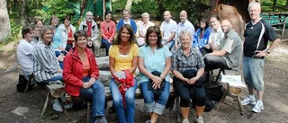 Internationell visit i skolskogen