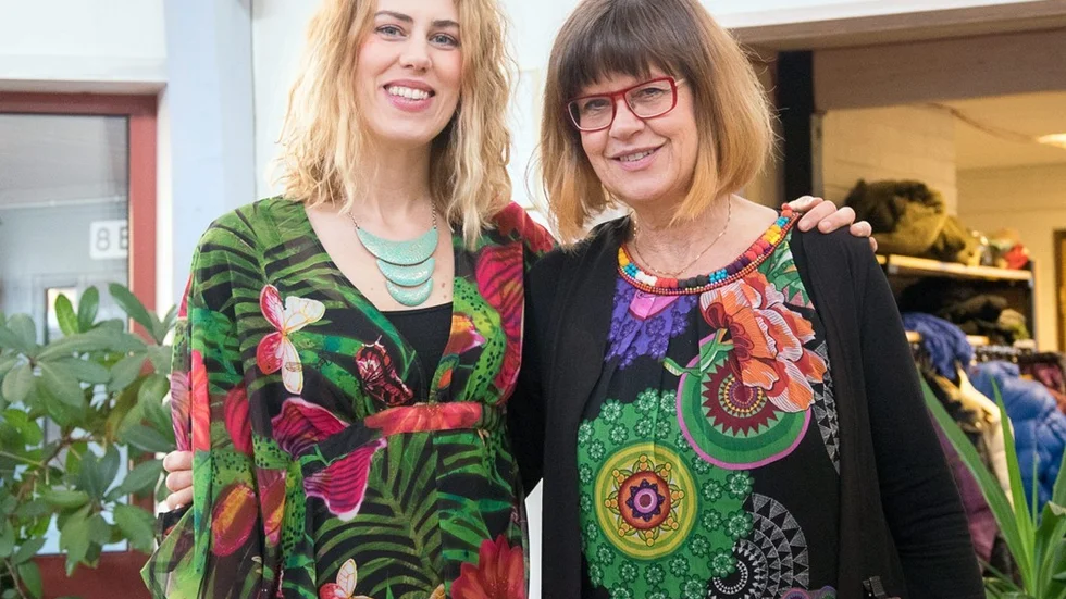 Sanna Hogman Fernandi och hennes mor Ingrid Hogman framförde sitt eget program "Sådan mor, sådan dotter".