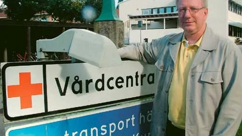 Leif Larsson, kommunalråd i Vimmerby, säger att kommunen är redo att förhandla med landstinget om att ta över ansvar för vårdcentralen i Vimmerby. Foto: Jimmy Karlsson