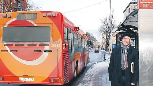 Göran Gunnarsson vill utveckla kollektivtrafiken i länet. Foto: Emma Sjöstedt