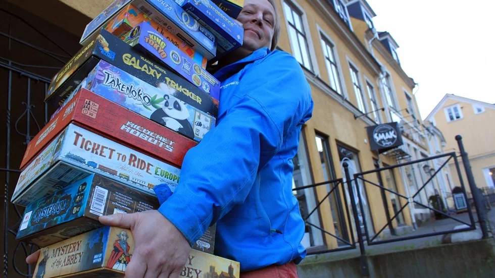 Lastad med sällskapsspel. Jens Söderhäll delar med sig av sin passion på Smak, varannan onsdagskväll.