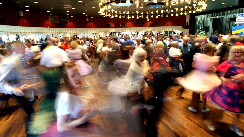 Full fart på dansgolvet.