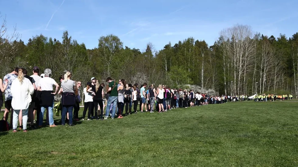Aldrig tidigare har så många frivilliga hjälpt till vid en sökinsats i Östergötland.