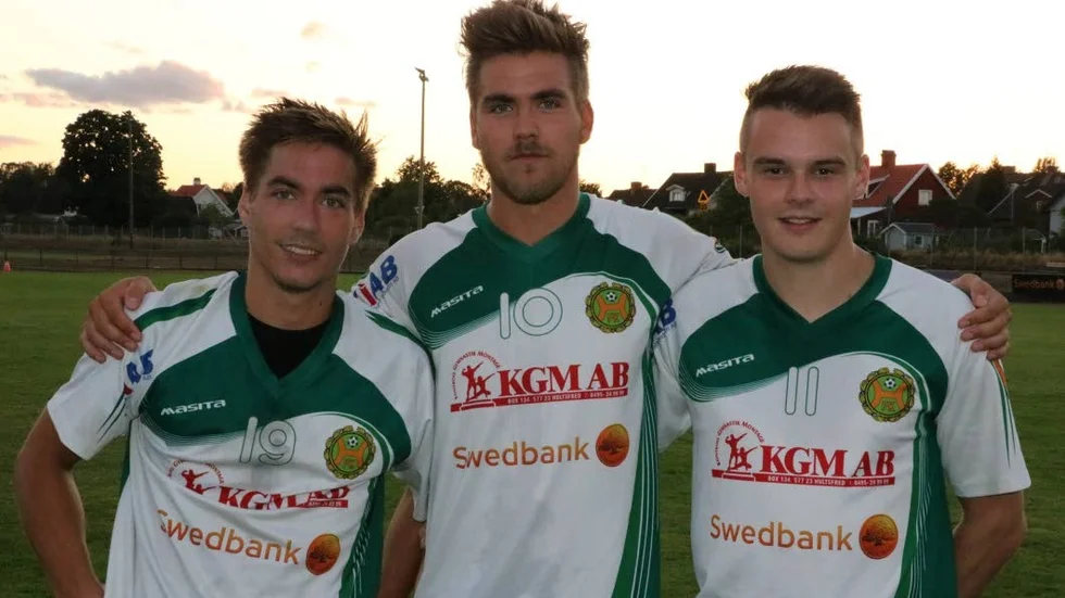 HFK:s målskyttar: Filip Ingemarsson, Albert Johansson och Martin Johansson.
