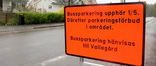 Beskedet: Här ska bussarna stå