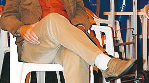 Leif "Loket" Olsson medverkade på Tältfestivalen i Bruzaholm.