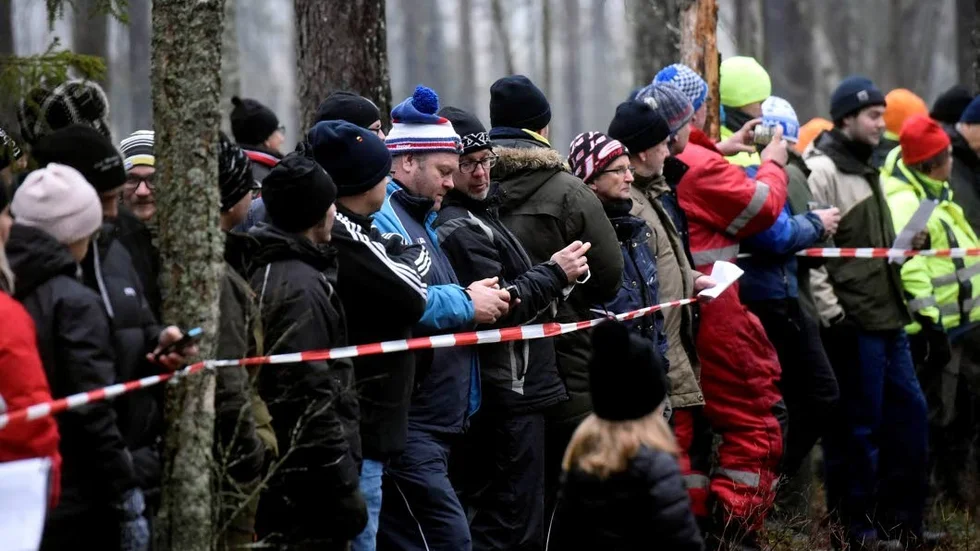 "Borghults mosse" är en beryktad passage för åkarna. Det är också en mycket populär publikplats där tusentals åskådare brukar samlas. Bilden är från senaste "Kåsan" i Vimmerby 2018.