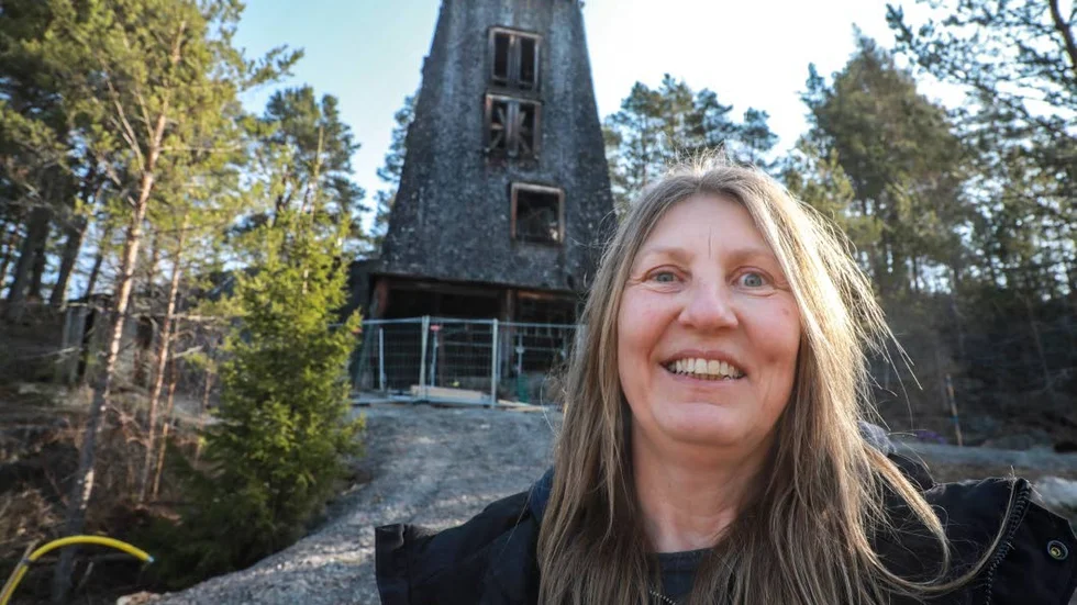 Ylva Righard i föreningen Bersbo Koppargruvor har kämpat för lavens renovering under flera år.