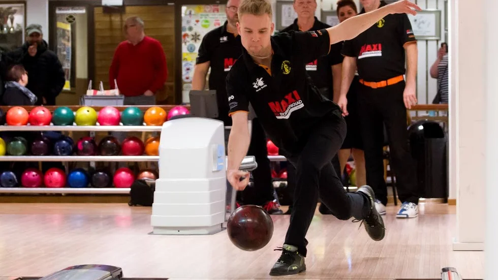 Strikare. Martin Pettersson övertygade när Team Baltzar körde över Ten-Pin i derbyt.