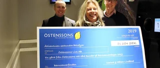 De samlade in 80 000 till sjuka barn