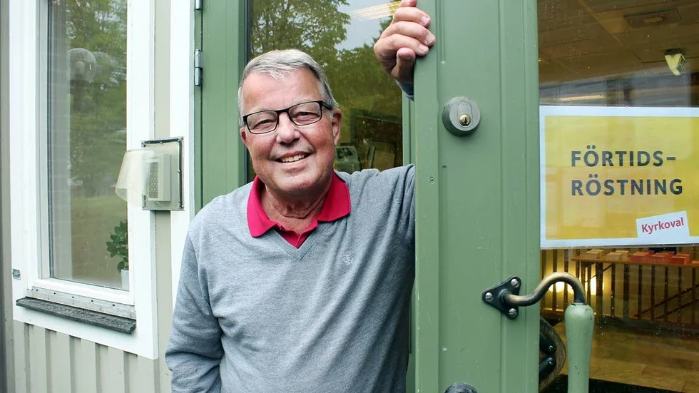 ORDFÖRANDE. Sture Egberth (S), kyrkorådets ordförande i Motala.