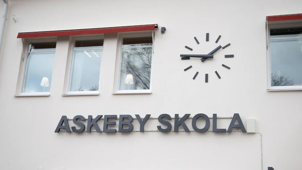 God mat och trevliga elever, tycker Olle Karlsson om Askeby skola.