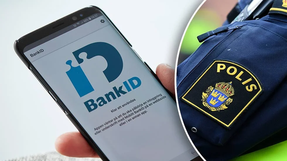 Bedragarna använder sig av bank-id för att komma åt pengarna.