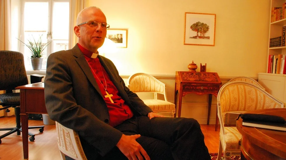 Biskop Martin deltar i samma gudstjänst som påve Franciskus. Foto: Patrik Ekström
