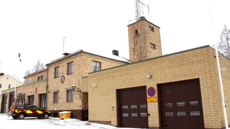 Ersätts. Brandstationen från 1947 har gjort sitt inom några år.