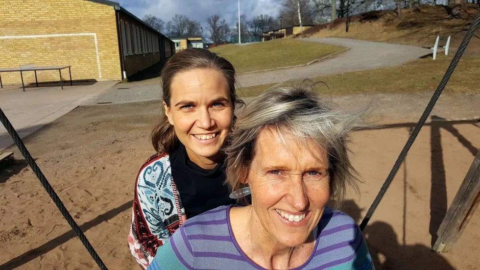 Sofie Schildt och Ylva Lund, lärare på Alléskolan i Åtvidaberg.