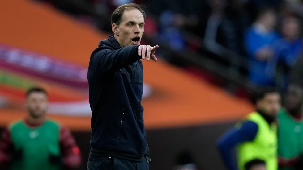 Chelseatränaren Thomas Tuchel var inte nöjd med lagets supportrar efter matchen mot Burnley. Arkivbild.