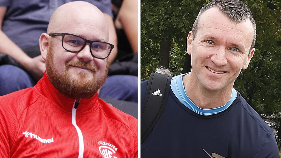 Guifs herransvarige Robert Österhall och Andreas Adolfsson från sportrådet. Nu är tanken att Adolfsson ska ta ett större ansvar kring herrlaget.