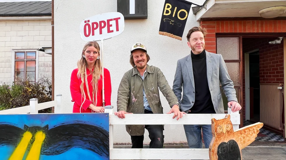 Kulturförgreningen Ugglan har numera sitt högkvarter i det gamla IOGT-huset i Vadstena. Rasmus Sköld, Maria Segersäll och Joel Alenius ser fram emot att kunna utveckla huset till ett Kulturhus i Vadstena.