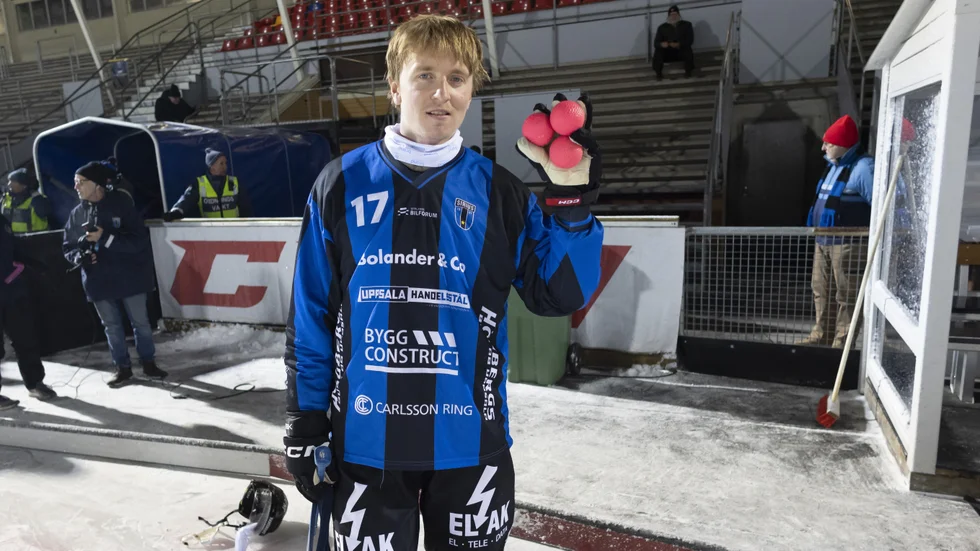 Nils Bergström gjorde hattrick när Sirius slog Villa på Studenternas. En av hans roligaste matcher i karriären.
