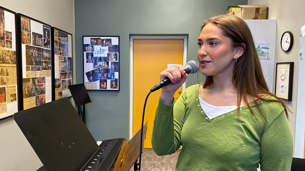 Hilda Colldén, en av vinnarna av årets kulturstipendium 2024. 