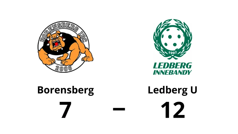 Borensberg IBC förlorade mot Ledberg U