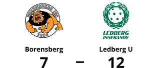 Storförlust för Borensberg – 7-12 mot Ledberg U