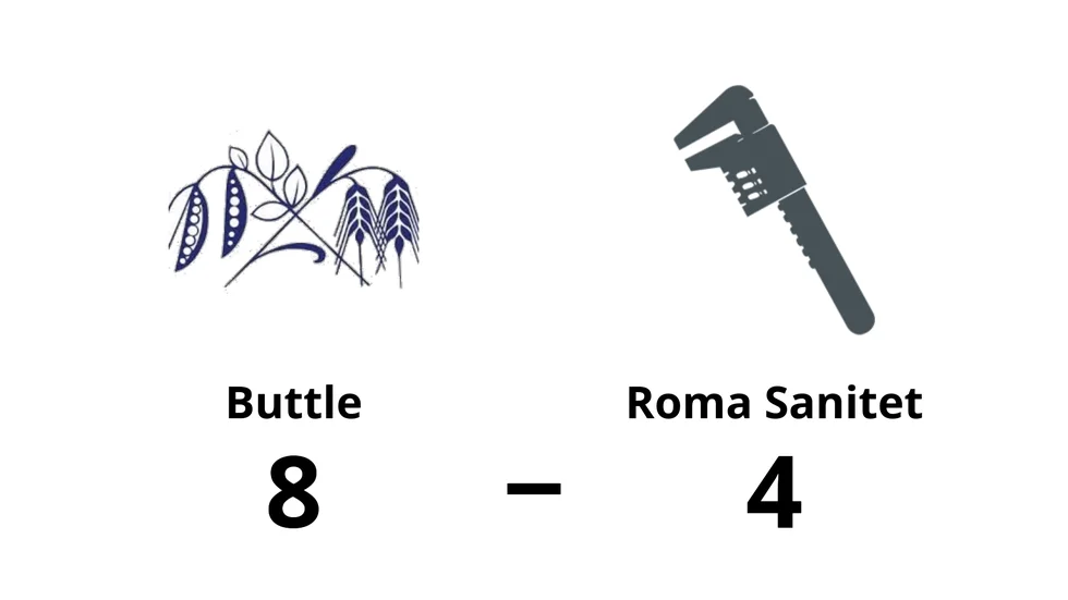 Buttle Foder & Spannmål vann mot Roma Sanitet