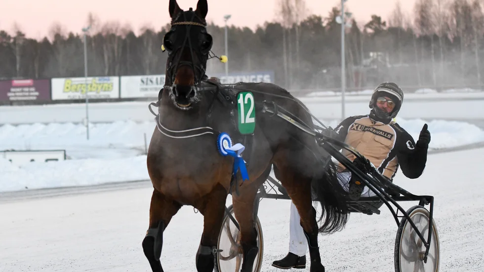 Christian Månsson och Deliver, som var framgångsrika i onsdags.