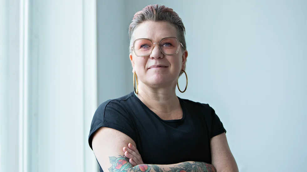 Sara Edström, ordförande Konstnärernas Riksorganisation. 