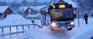 Storm photos: Miraculous escape as bus barely avoids river plunge