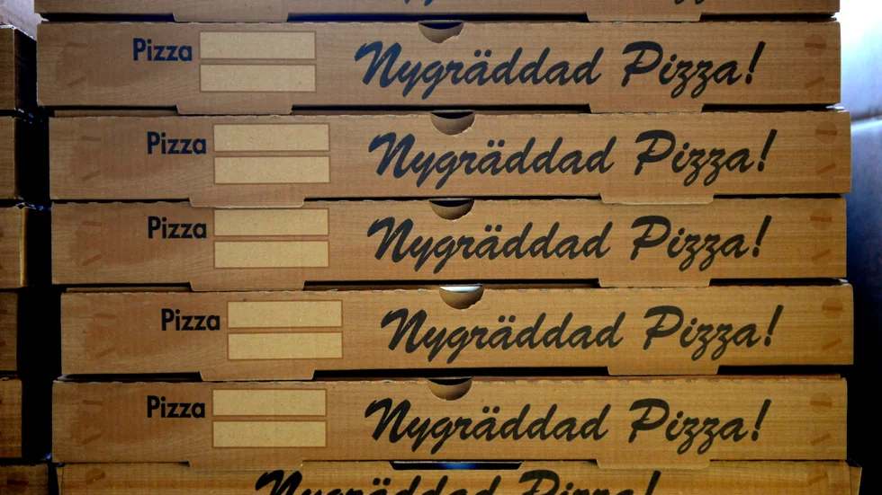 Polisen ville inte att kunden skulle bli utan sina pizzor. Arkivbild.
