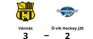 Straffar avgjorde – Vännäs vann mot Ö-vik Hockey J20