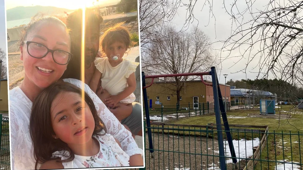 Sarah, Sia, Aylin, 4, och Cémine, 1,5, påverkas om Salvägens förskola läggs ned.