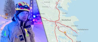 Uppmaningen från räddningstjänsten: ”Kryp fram”