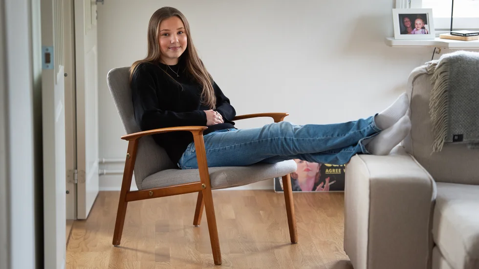 Lugnet före flytten. I höst flyttar Annie Norberg till Umeå.