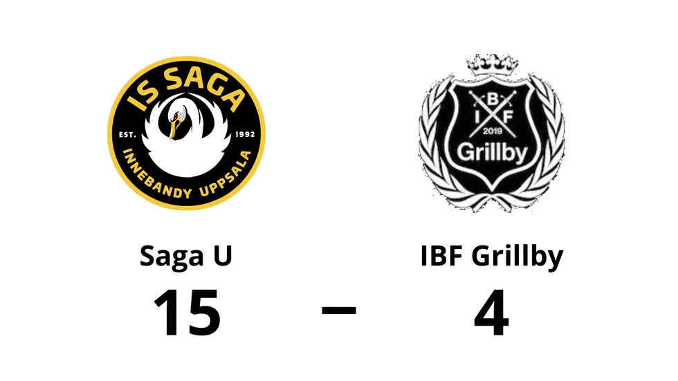 IS Saga U vann mot IBF Grillby