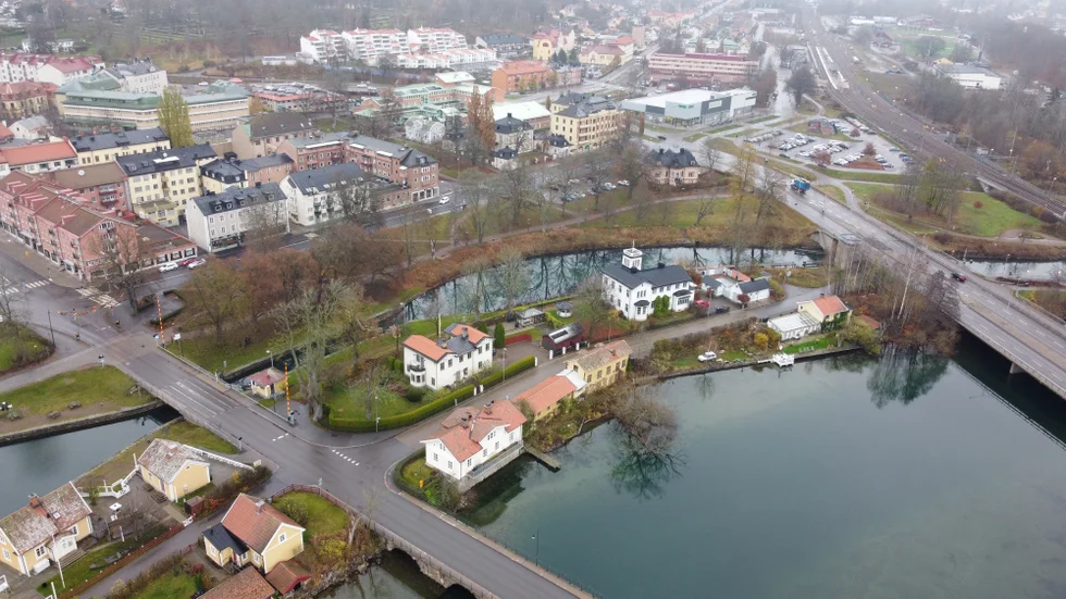 Centrala broar över Göta kanal i Motala