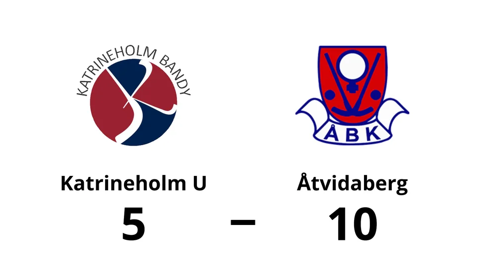 Katrineholm Bandy U förlorade mot Åtvidaberg